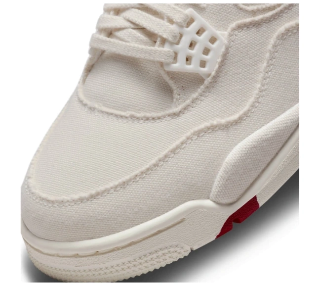 Canvas Jordan Air DQ4909-100 Retro 4 Blank 0810